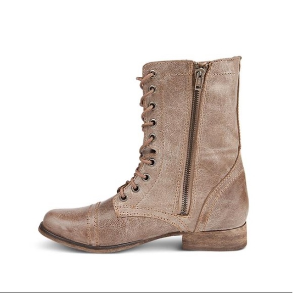 Grey combat boots - Picture 3 of 10